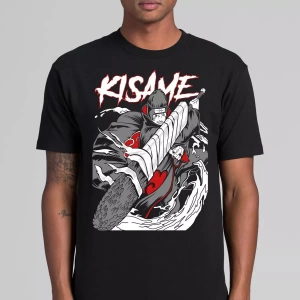 Anime Desenli Unisex Çocuk Tişört  Naruto Kisame Hoshigaki