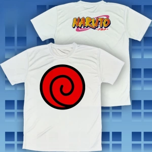 Anime Desenli Unisex Çocuk Tişört  Naruto Uzumaki