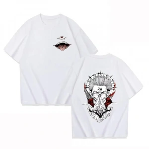 Anime Desenli Unisex Çocuk Tişört  Ryomen Sukuna