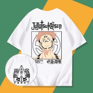 Anime Desenli Unisex Çocuk Tişört Ryomen Sukuna ‌ Jujutsu hattı ‌ Gojo Satoru