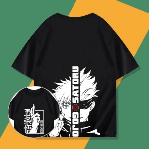 Anime Desenli Unisex Çocuk Tişört Satoru RT Ryomen Sukuna ‌ Jujutsu