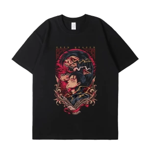 Anime Desenli Unisex Çocuk Tişört  Titan
