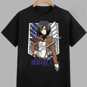 Anime Desenli Unisex Çocuk Tişört  Titanlar Anime