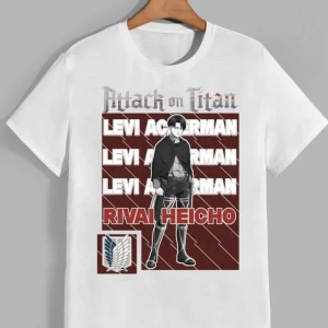 Anime Desenli Unisex Çocuk Tişört  Titanlar Anime