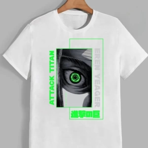 Anime Desenli Unisex Çocuk Tişört  Titanlar Anime