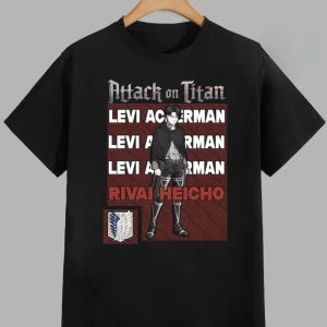 Anime Desenli Unisex Çocuk Tişört  Titanlar Anime