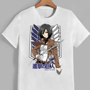 Anime Desenli Unisex Çocuk Tişört  Titanlar Anime
