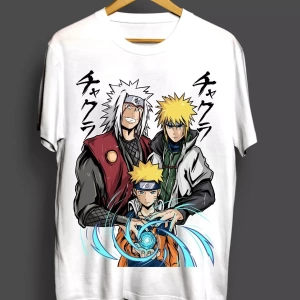 Anime Desenli Unisex Çocuk Tişört  Uzumaki Naruto