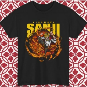 Anime Desenli Unisex Çocuk Tişört  Vinsmoke Sanji