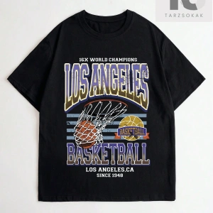 Anime Erkekler Araba ve Mektup Grafikli Tişört