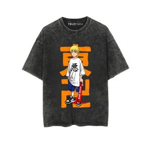 Anime Tokyo Revengers Baskılı Unisex Oversize
