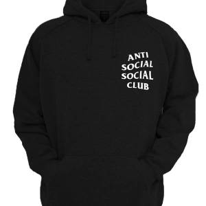 Anti Social Club Hoodie Siyah
