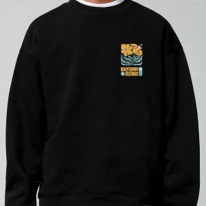 Anything Possible Oversize Siyah Sweatshirt VDPSWT23