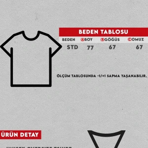 Aperol Sptritz Baskılı Beyaz Oversize Unisex