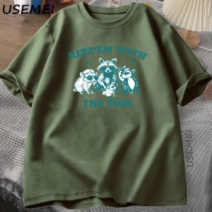 Aptal Kaz Gevşek T Shirt Erkekler Kadınlar için Komik Cowgirl Batı Tee90s Moda Yuvarl 2822