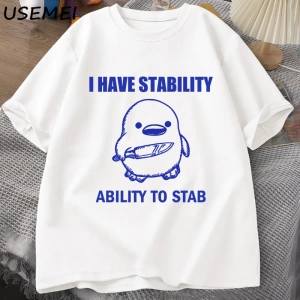 Aptal Kaz T Shirt Çok Aptal T-Shirt Pamuk Kısa Kollu Erkek Kadın Moda Baskı Tshirt Yüksek Kal 2807