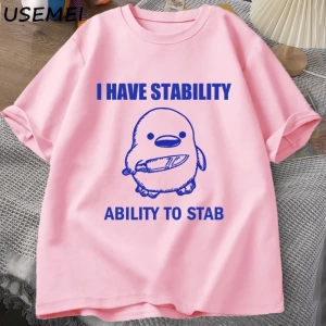 Aptal Kaz T Shirt Çok Aptal T-Shirt Pamuk Kısa Kollu Erkek Kadın Moda Baskı Tshirt Yüksek Kal 2807