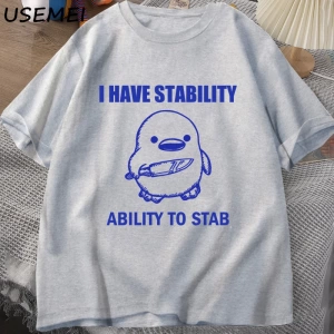Aptal Kaz T Shirt Çok Aptal T-Shirt Pamuk Kısa Kollu Erkek Kadın Moda Baskı Tshirt Yüksek Kal 2807
