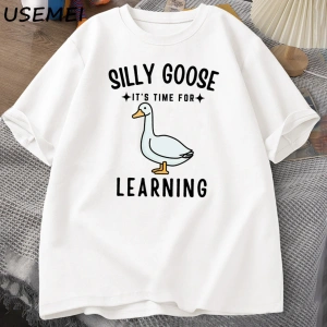 Aptal kaz T Shirt ilk gün okul T-Shirt komik geri okul Tee öğretmen Tshirt erkekler kadınlar 3059