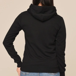 Arascom Kadın Siyah Fermuarlı Kapüşonlu Hırka Ars-swt