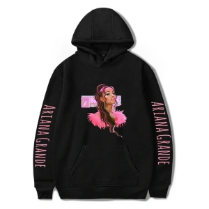 Ariana Grande Hoodie Sweatshirt Unisex 14005 Siyah
