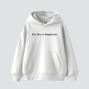 Arts Supplication Baskılı Oversize Unisex Premium Beyaz