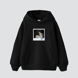 Asap Rocky Baskılı Oversize Unisex Premium Beyaz