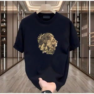 AslanXr Baskılı Beyaz Erkek