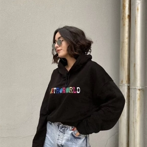 Astra World Unisex Hoodie Siyah Siyah