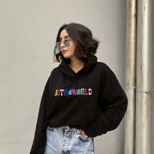 Astra World Unisex Hoodie Siyah Siyah