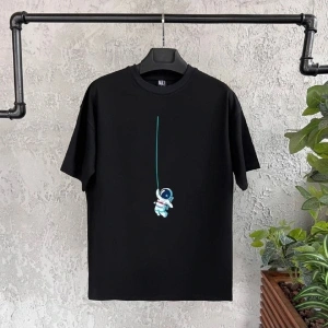 Astronaut Baskılı Beyaz Erkek