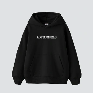 AstroWorld Baskılı Oversize Unisex Beyaz