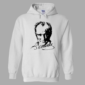 Atatürk Unisex Kapüşönlu Hoodie