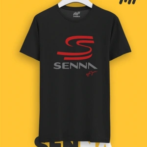 Ayrton Senna Imzalı Senna Logolu T-shirt