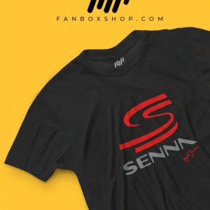 Ayrton Senna Imzalı Senna Logolu T-shirt