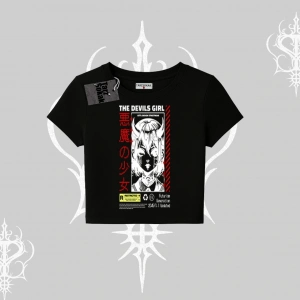 Babby Tee Tshirt Anime Devils Girl Japanese Style Baskılı