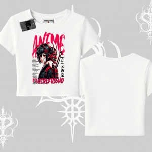 Babby Tee Tshirt Anime Girlfriend Kırmızı