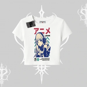 Babby Tee Tshirt Anime Kız Desenli Japon Tarzı