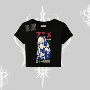 Babby Tee Tshirt Anime Kız Desenli Japon Tarzı