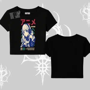 Babby Tee Tshirt Anime Kız Desenli Japon Tarzı