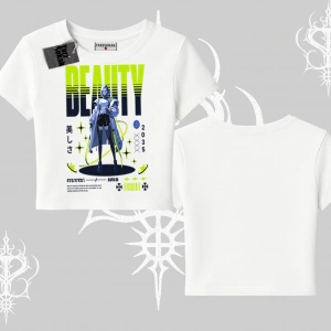 Babby Tee Tshirt Anime Unity Neon Detaylı Grafik Baskılı