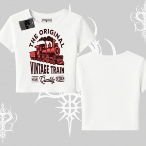 Babby Tee Tshirt Classic Railroad Vintage Train Street Aesthetic