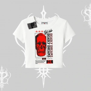 Babby Tee Tshirt Deadly Dreams Skull Redcore Street Manifest