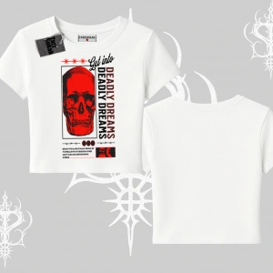 Babby Tee Tshirt Deadly Dreams Skull Redcore Street Manifest