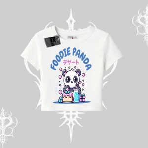 Babby Tee Tshirt Foodie Panda Tatlı ve Sevimli Panda Baskılı