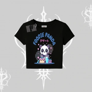 Babby Tee Tshirt Foodie Panda Tatlı ve Sevimli Panda Baskılı