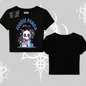 Babby Tee Tshirt Foodie Panda Tatlı ve Sevimli Panda Baskılı