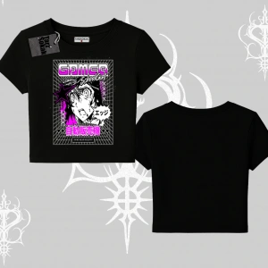 Babby Tee Tshirt Games Schoolgirl Anime Baskılı