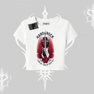 Babby Tee Tshirt Hard Rock Winged Guitar Rebellion