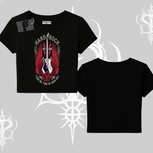 Babby Tee Tshirt Hard Rock Winged Guitar Rebellion